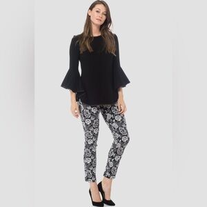 Joseph Ribkoff Top Style 184486 Poet Sleeves Black